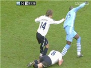 Bóng đá anh, ngoại hạng anh, lịch thi đấu euro 2012, Balotelli lĩnh án phạt nặng từ hành động thô bạo với Parker
